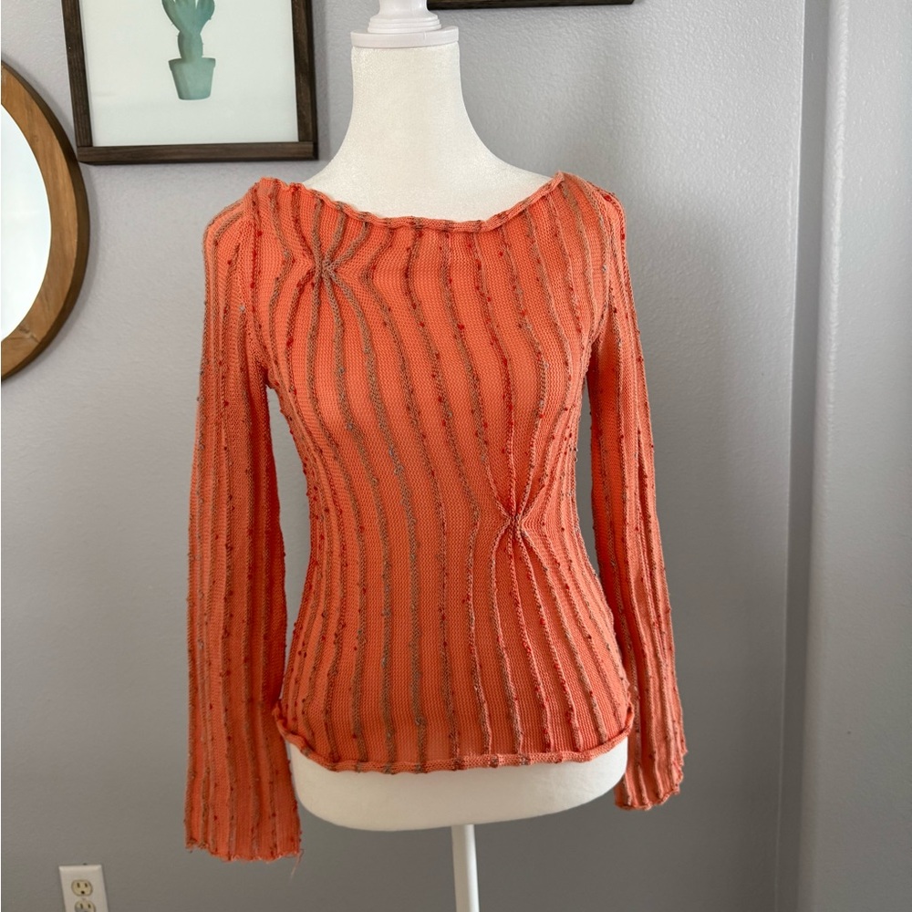 Urban Outfitters Silence + Noise Reagan textured boat neck sweater. Size Small